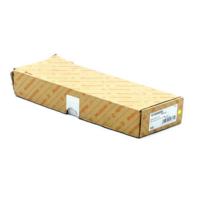 Weidmüller 100 x Schutzleiter Reihenklemmen WPE 2.5 WPE 2.5 1010000000 (WPE 2.5 1010000000)