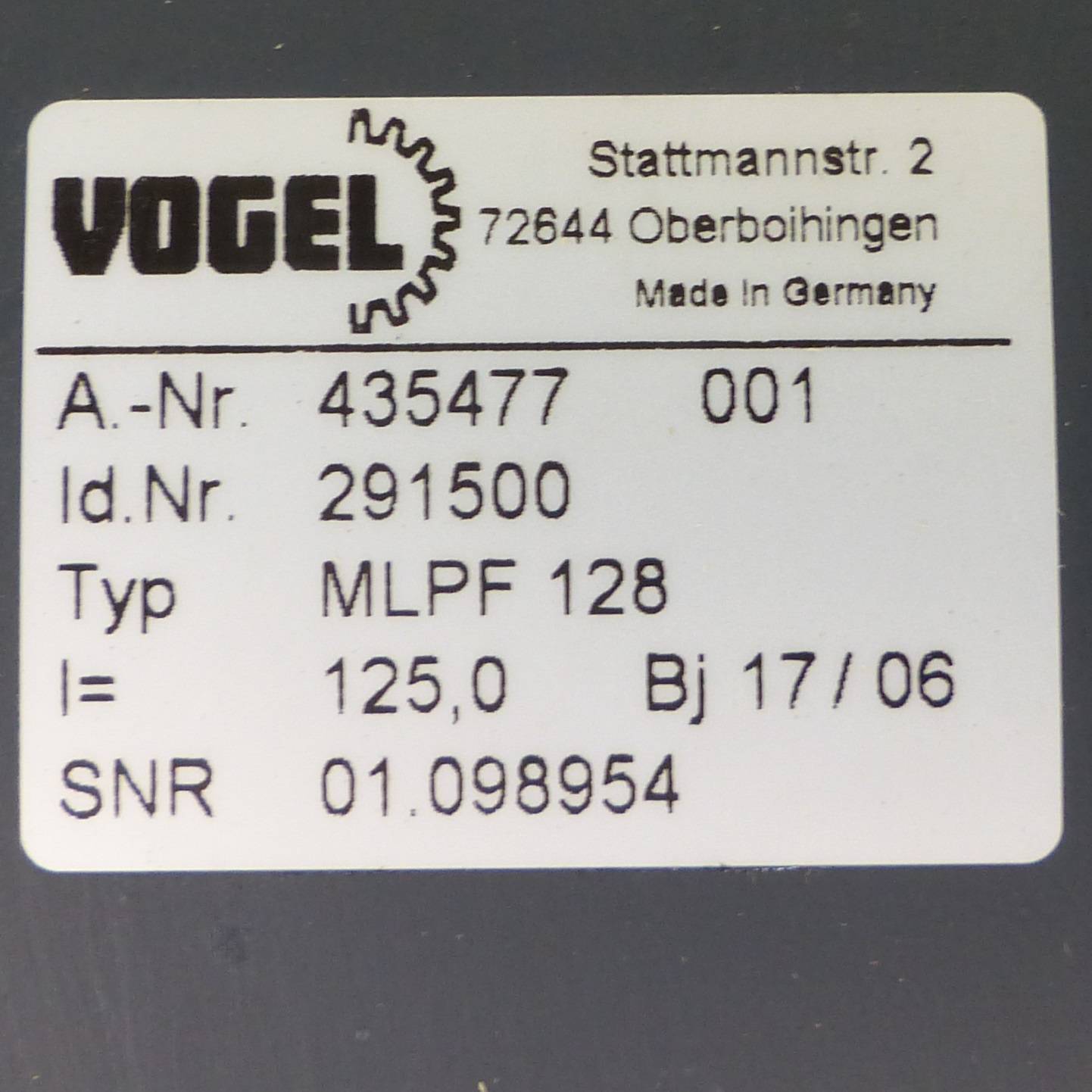 Siemens Servomotor mit Winkelgetriebe 1FT6 105-1AC71-1EH1 (435477 001)