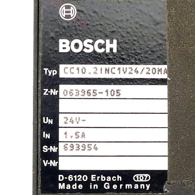 BOSCH Baugruppe CC10.2INC1V24/20MA CC102INC1V2420MA (063965-105)