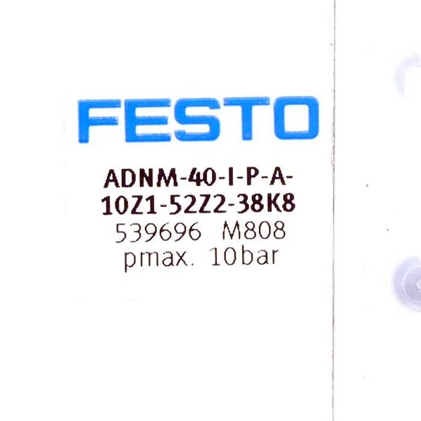FESTO Pneumatikzylinder ADNM-40-I-P-A-10Z1-52Z2-38K8 (539696)