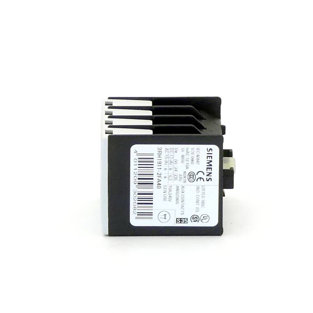 Siemens Hilfsschalterblock (3RH1911-2FA40)