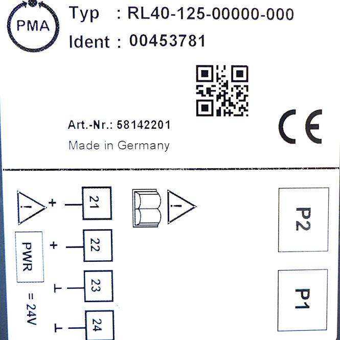 PMA Temperaturregler RL40-125-00000-000 (58142201)