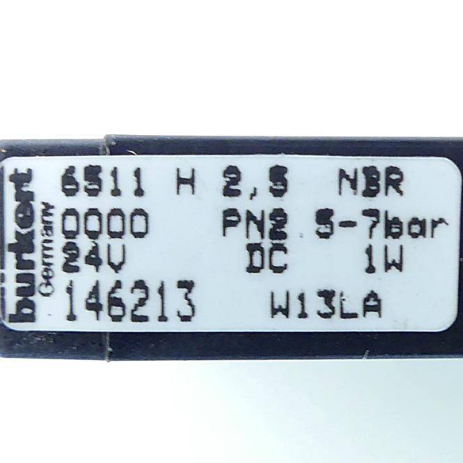bürkert 5/2-Wege-Magnetventil für Pneumatik 146213 (6511)