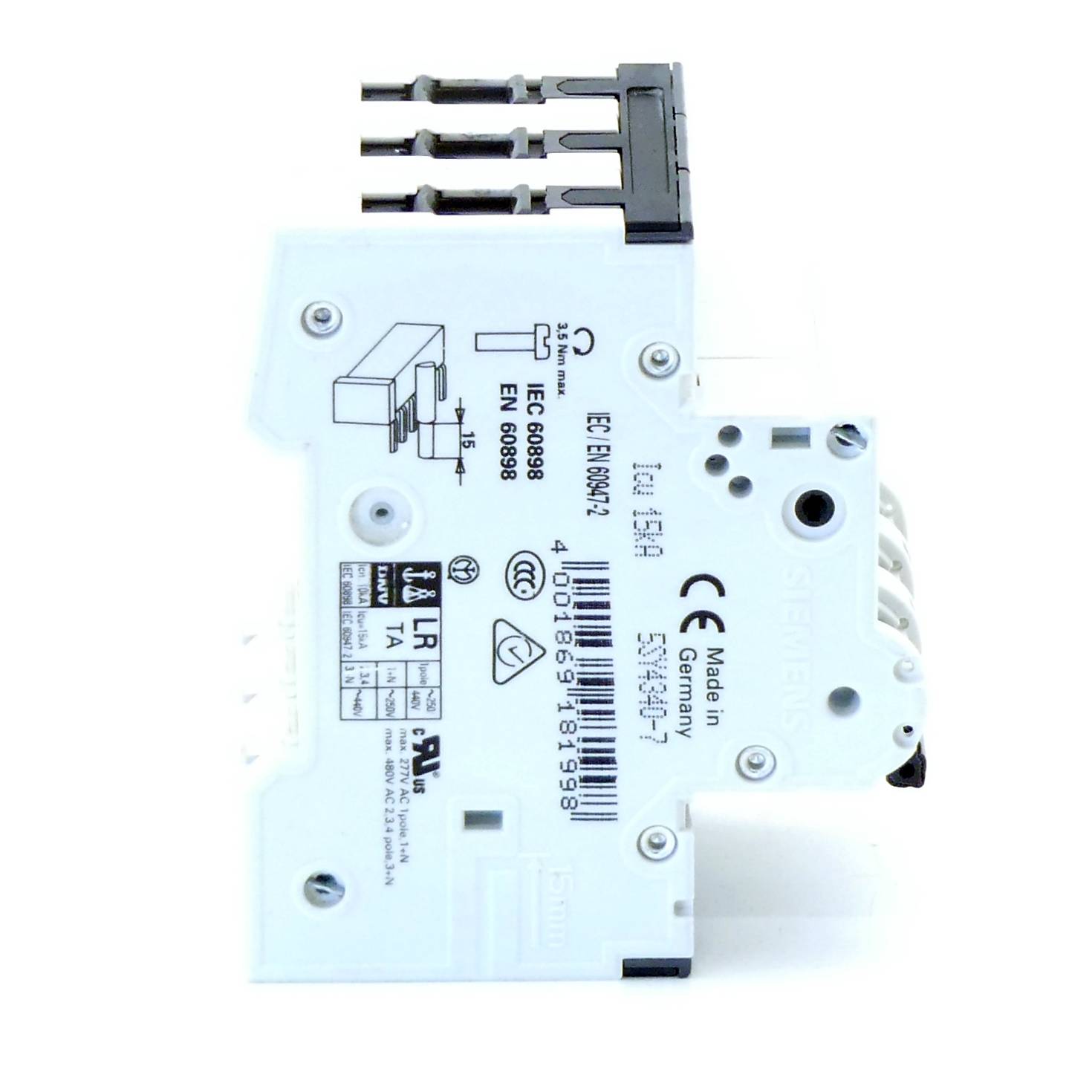 Siemens Leistungsschutzschalter 5SY43 MCB C40 (4001869181998)