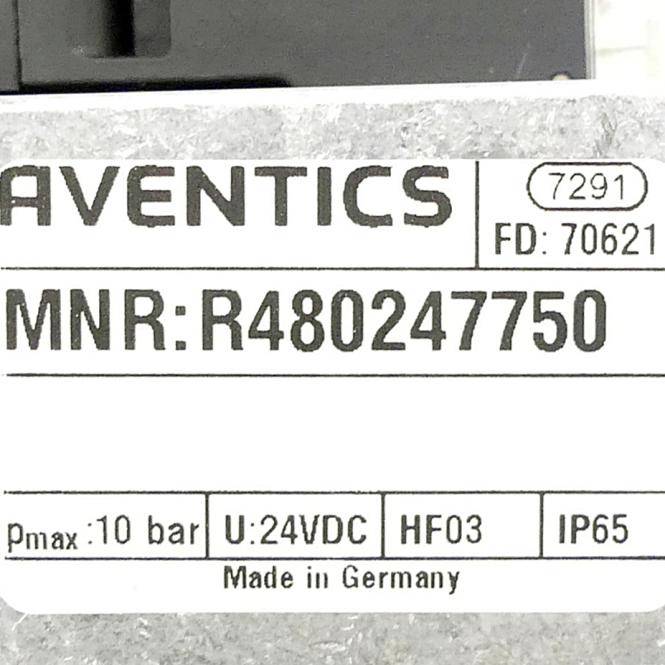 AVENTICS Ventilsystem VTS HF 03 VER 11 DGDDGDDGDDDDDDDD VTS HF 03 VER 11 DGDDGDDGDDDDDDDD (R480247750)