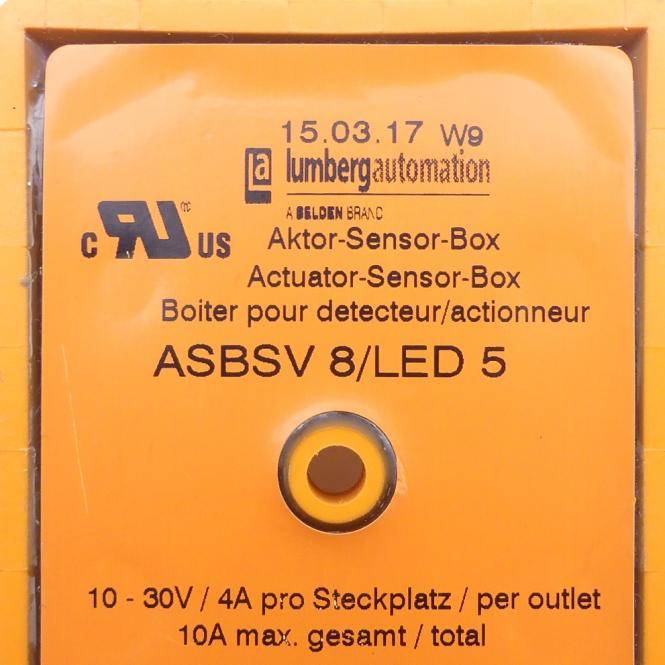 lumberg Aktor Sensor Box (ASBSV 8/LED 5)