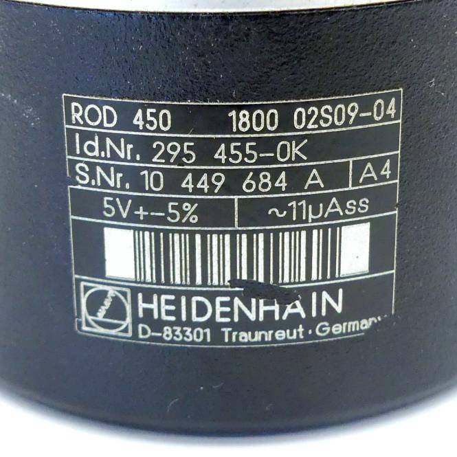 HEIDENHAIN Rotationsgeber 1800 02S09-04 (295 455-0K)