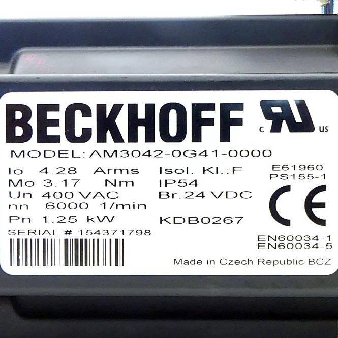 BECKHOFF Servomotor (AM3042-0G41-0000)