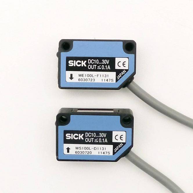 SICK MINIATUR-LICHTSCHRANKE WS100L-D1131 + WE100L-F1131 (6030720 + 6030723)