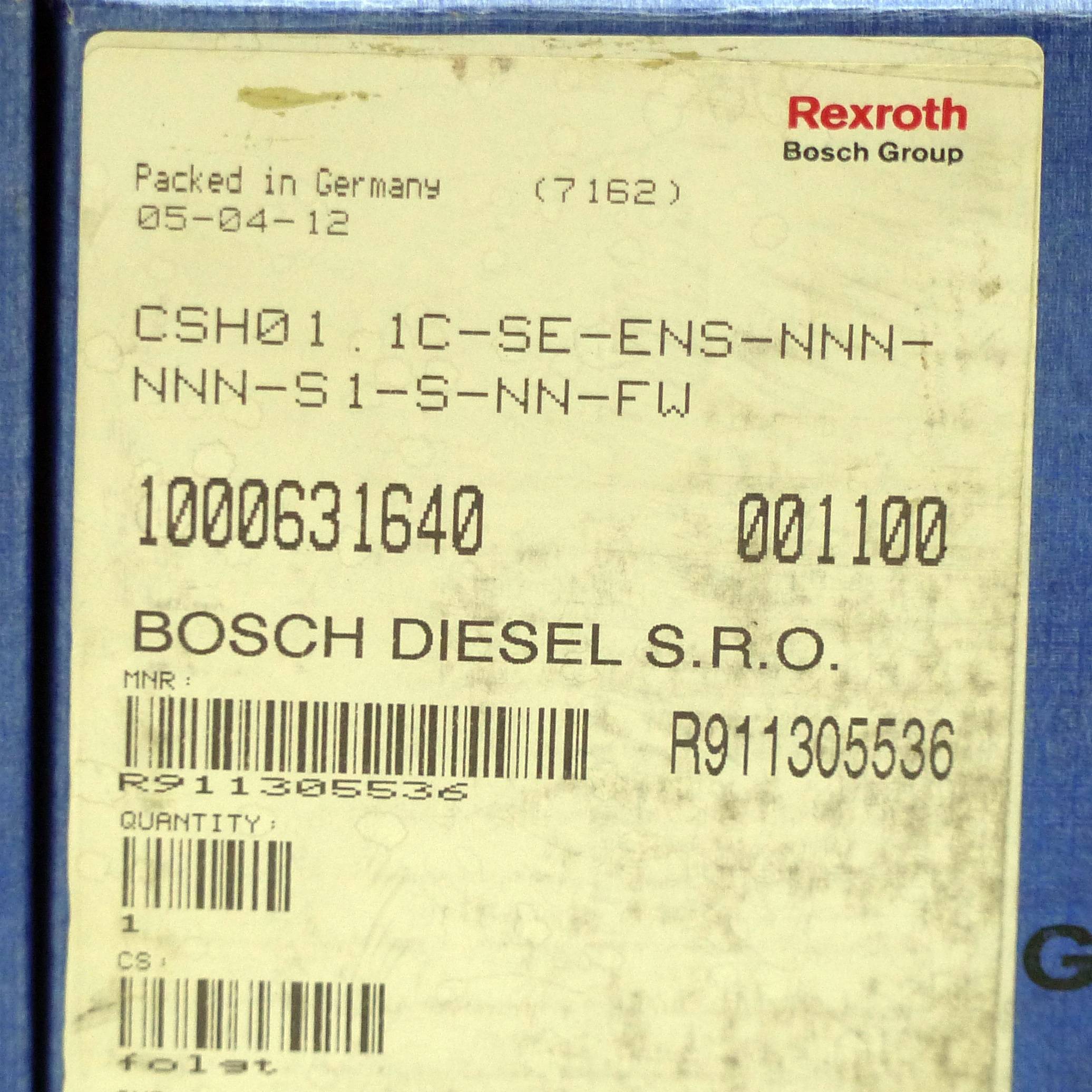 Bosch Modul CSH01.1C-SE-ENS-NNN-NNN-S1-S-NN-FW (1000631640)