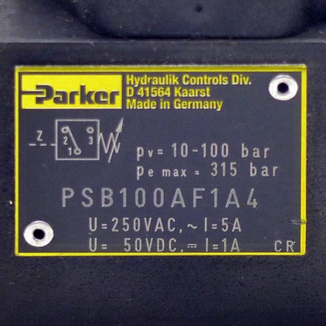 Parker Druckschalter (PSB100AF1A4)