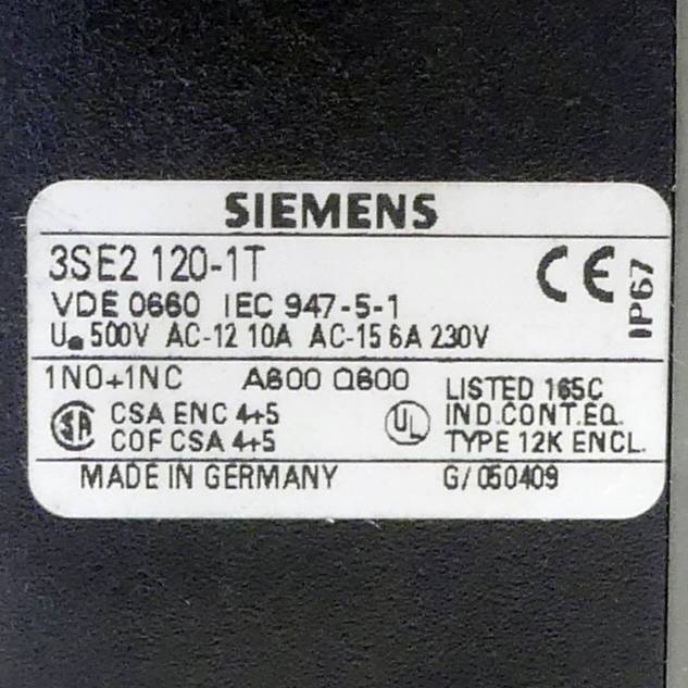 Siemens Positionsschalter (3SE2 120-1T )