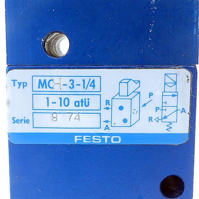 FESTO Magnetventil mit Spule (MC-3-1/4)