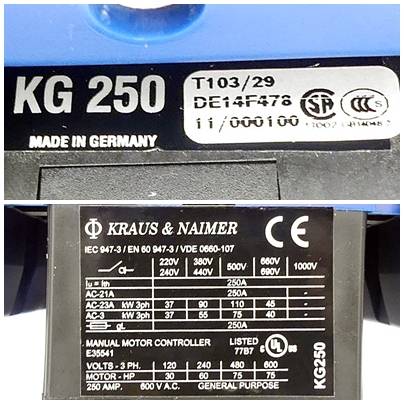 KRAUS & NAIMER Hauptschalter (KG250 T103/29)