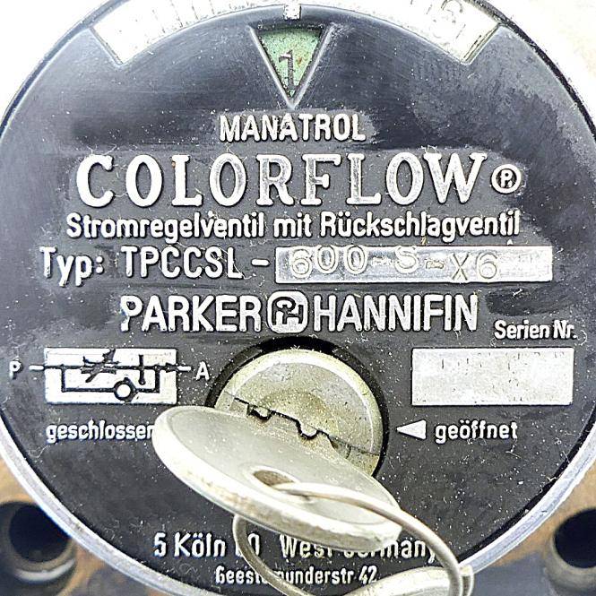 Parker Stromregelventil (TPCCSL-600-S-X6)