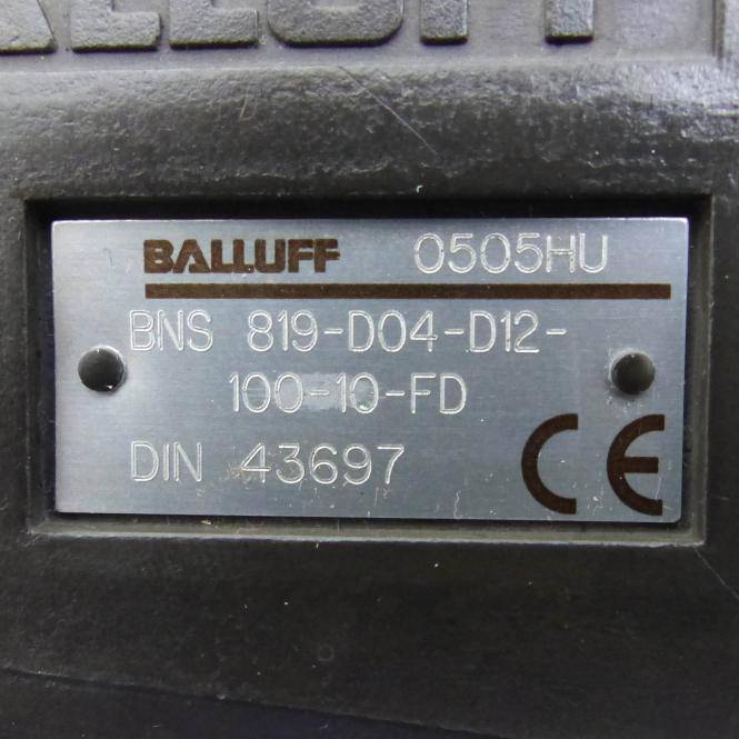 BALLUFF Mechanischer Reihenpositionsschalter (BNS 819-D04-D12-100-10-FD)