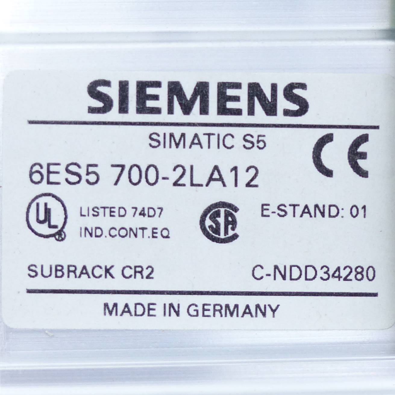 Siemens Baugruppenträger (6ES5 700-2LA12)