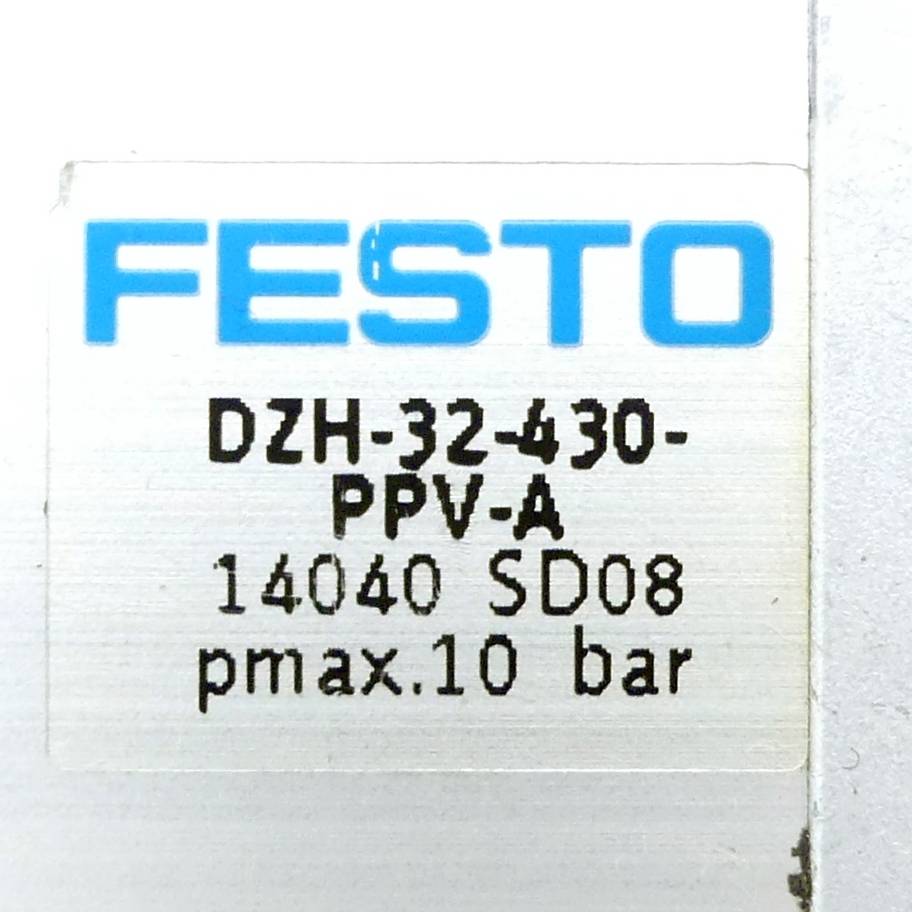 FESTO Flachzylinder DZH-32-430-PPV-A (14040)