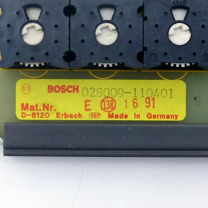 BOSCH Zeitkarte (028009-110401)