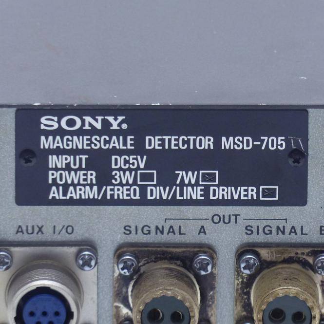 SONY Magnescale Detektor (MSD-705)