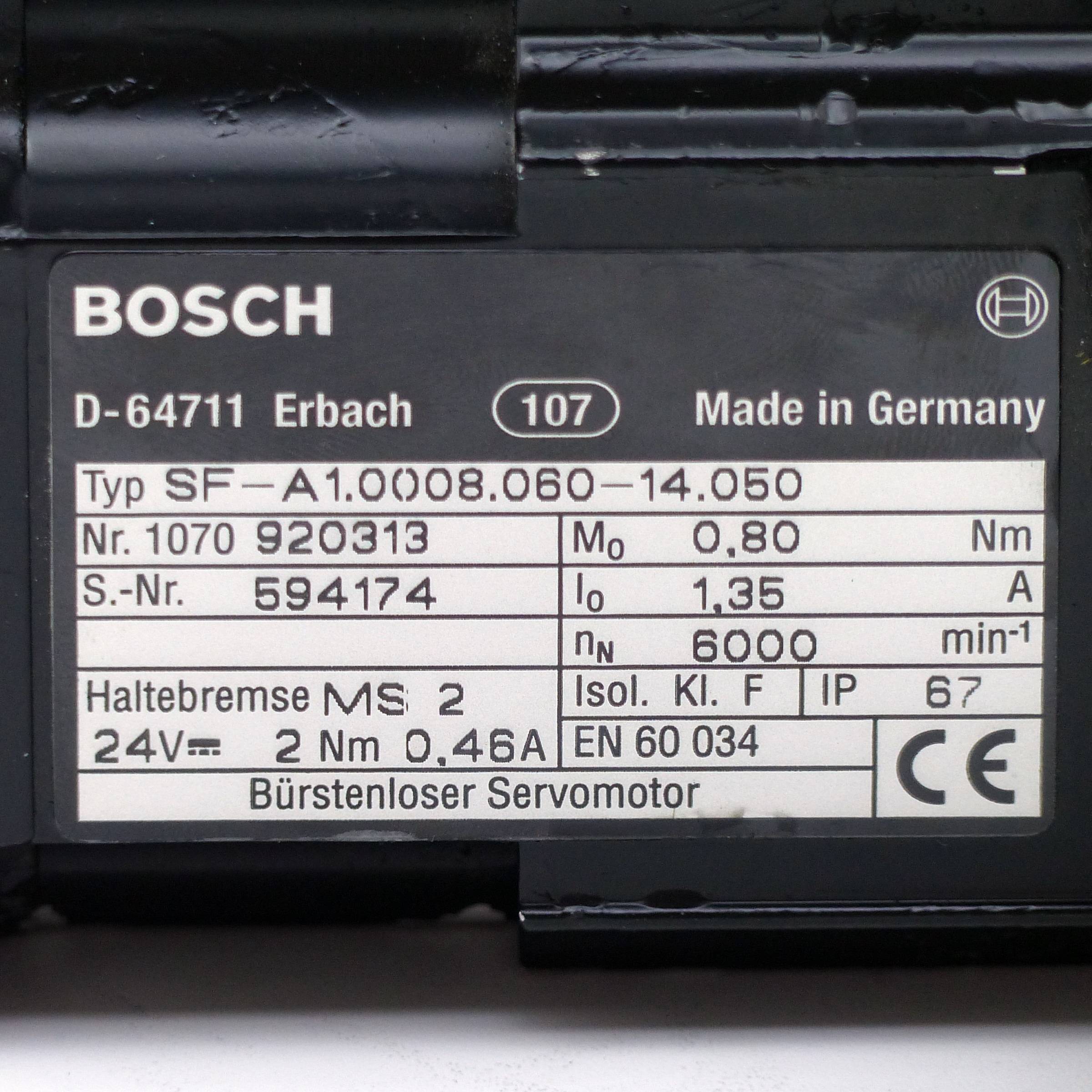 BOSCH Bürstenloser Servomotor SF-A1.0008.060-14-050 (SF-A1.0008.060-14-050)