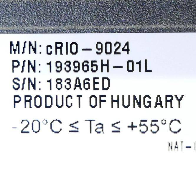 National Instruments CompactRIO-Controller cRIO-9024 (193965H-01L)