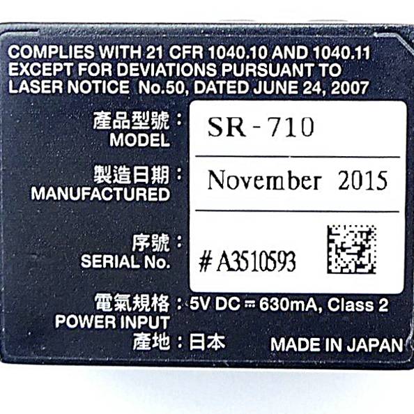 Keyence Ultrakompakter Codeleser (SR-710)