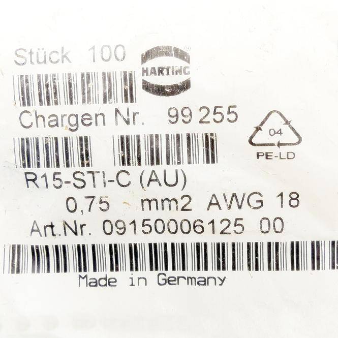 HARTING Kontaktstifte R15-STI-C (0915006125 00)