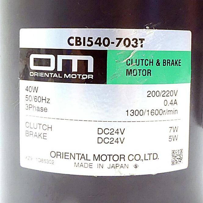 Oriental Motor Kupplungs- und Bremsmotor (CBI540-703T)