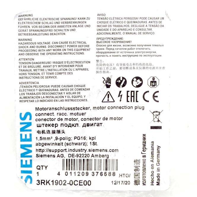 Siemens Steckersatz (3RK1902-0CE00)