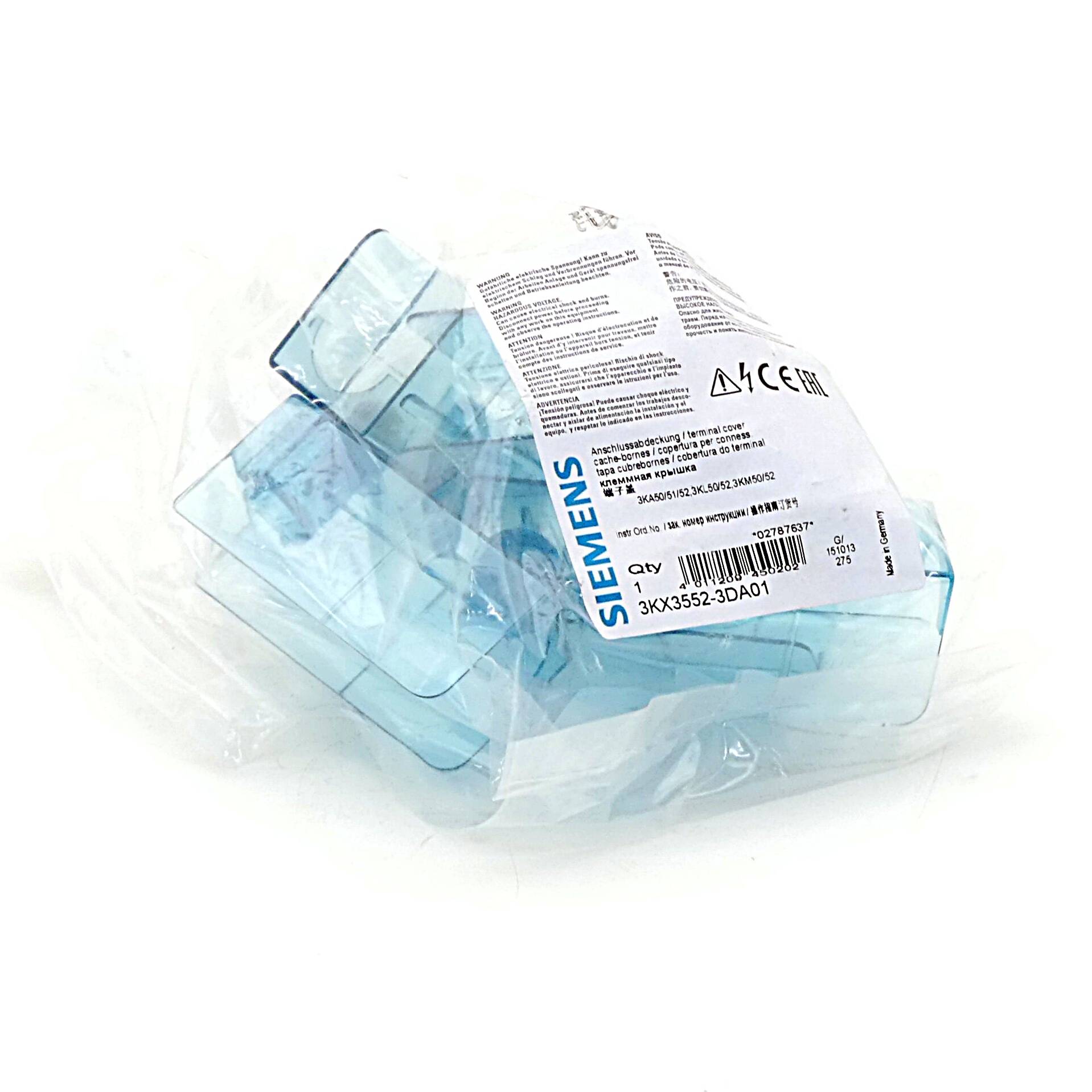 Siemens Anschlussabdeckung (3KX3552-3DA01)