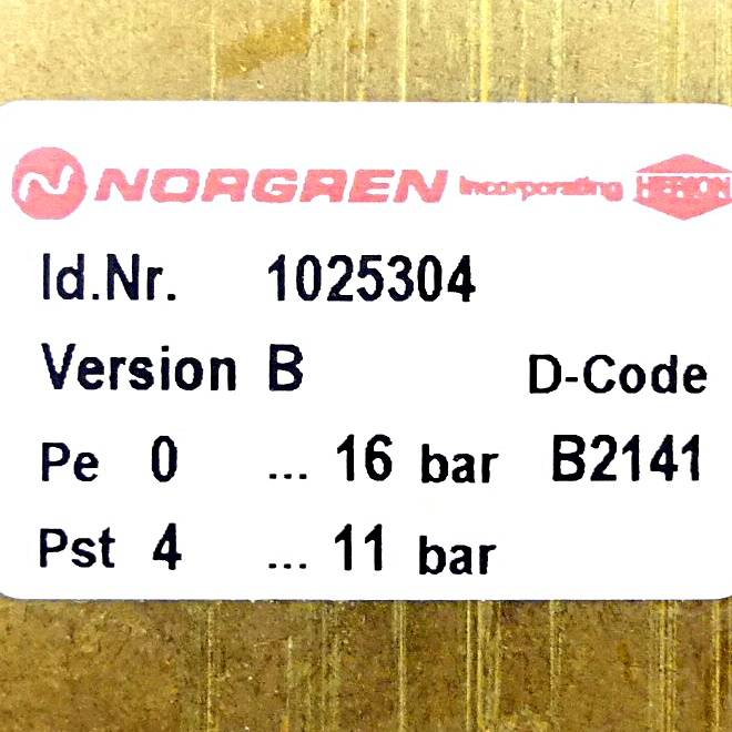 Norgren Magnetventil (1025304)