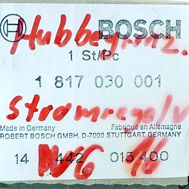 Bosch Stromregelventil (1 817 030 001)