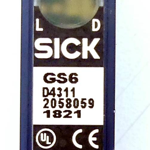 SICK Lichttaster GS6 GS6-D4311 (2058059)