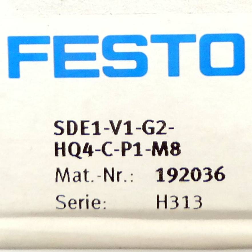 FESTO Drucksensor SDE1-V1-G2-HQ4-C-P1-M8 (192036)