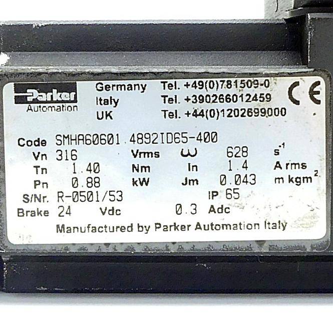 Parker Servomotor SMHA60601 4892ID65-400 (SMHA60601.4892ID65-400)