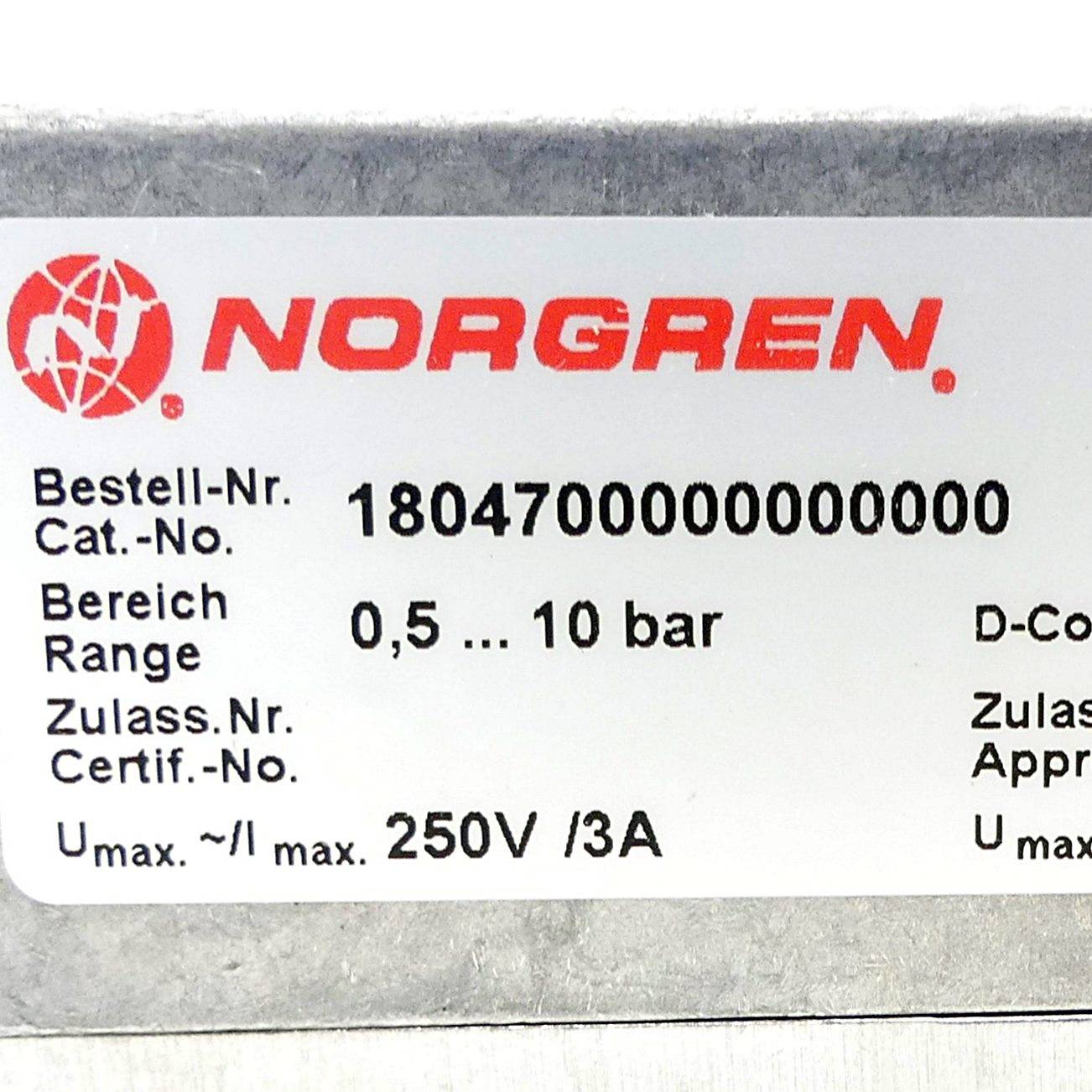 Norgren Druckschalter (1804700 )