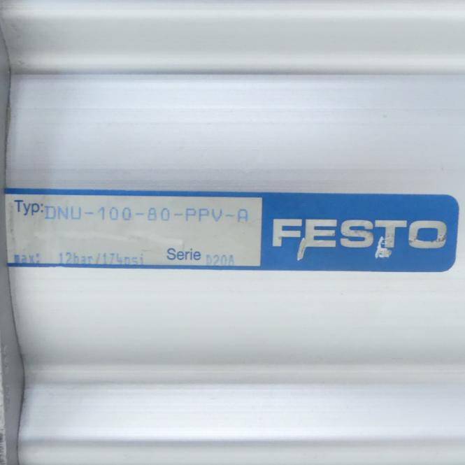 FESTO Pneumatikzylinder DNU-100-80-PPV-A (DNU-100-80-PPV-A)
