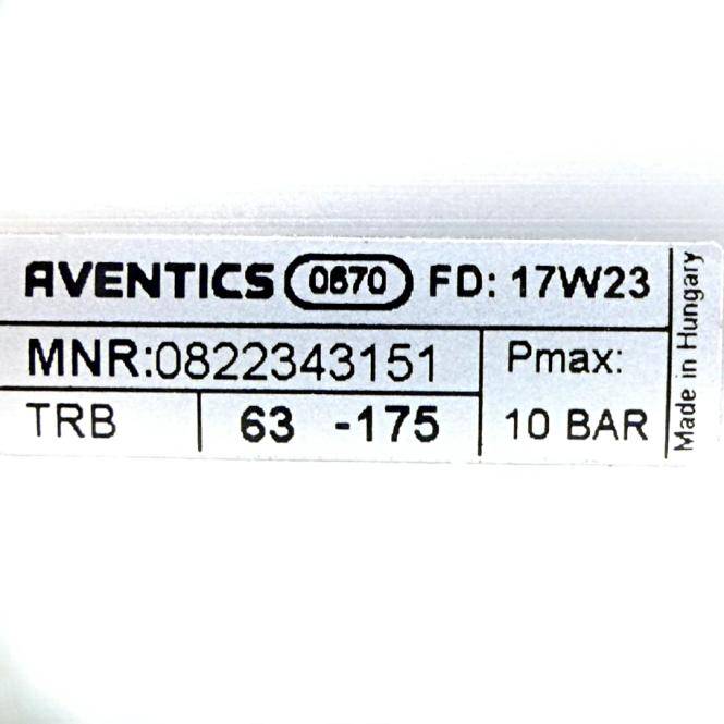 AVENTICS Zugstangenzylinder TRB-DA-063-0175-0-2-2-1-1-1-BAS (0822343151)
