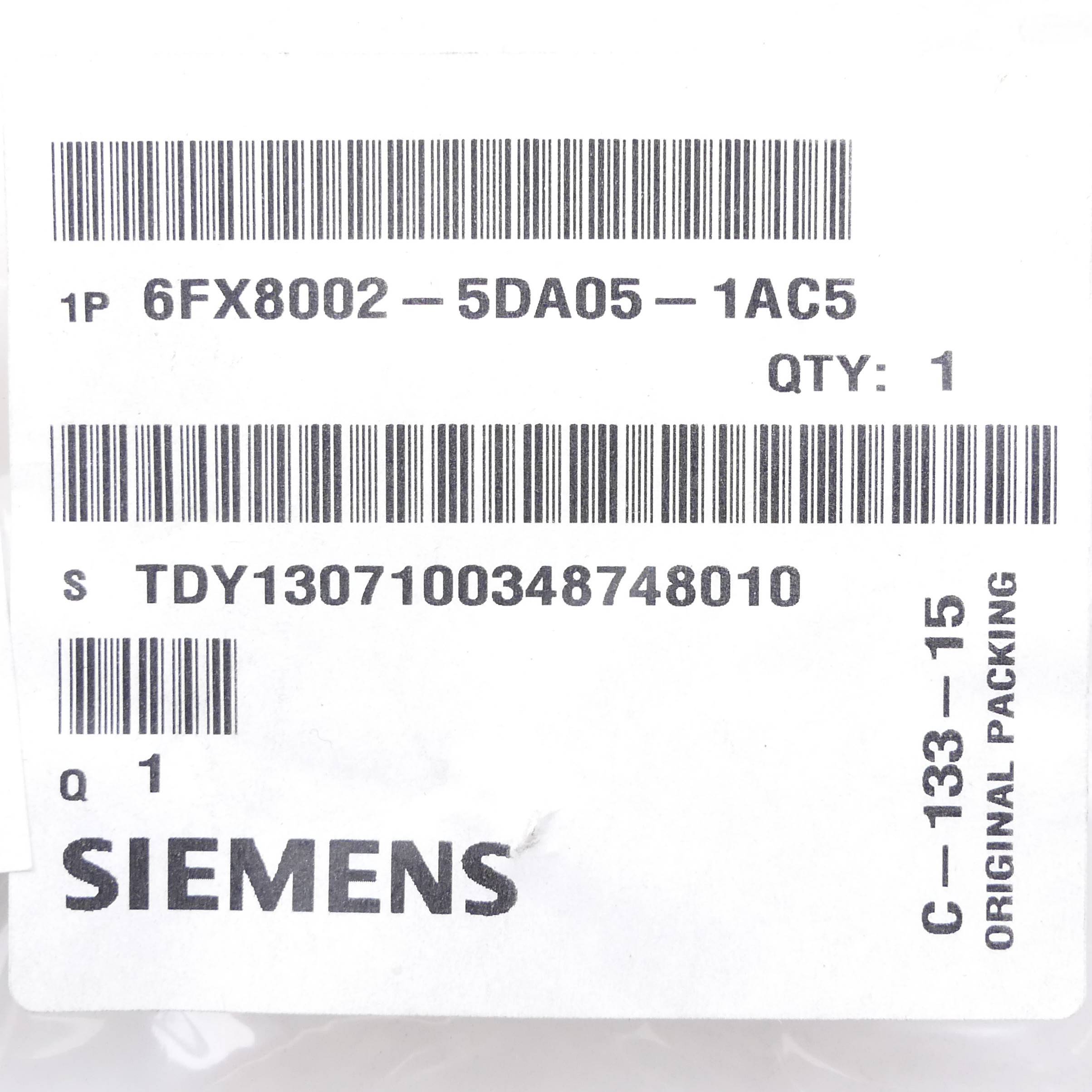 Siemens Kabel (6FX8002-5DA05-1AC5)