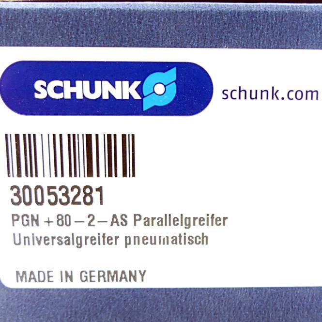 SCHUNK Parallelgreifer PGN+80-2-AS (30053281)