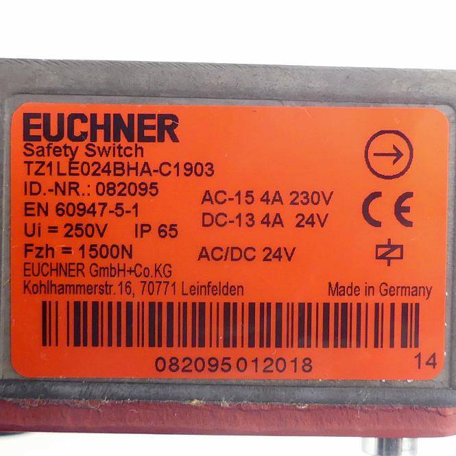 Euchner Sicherheitsschalter TZ1LE024BHA-C1903 (082095)