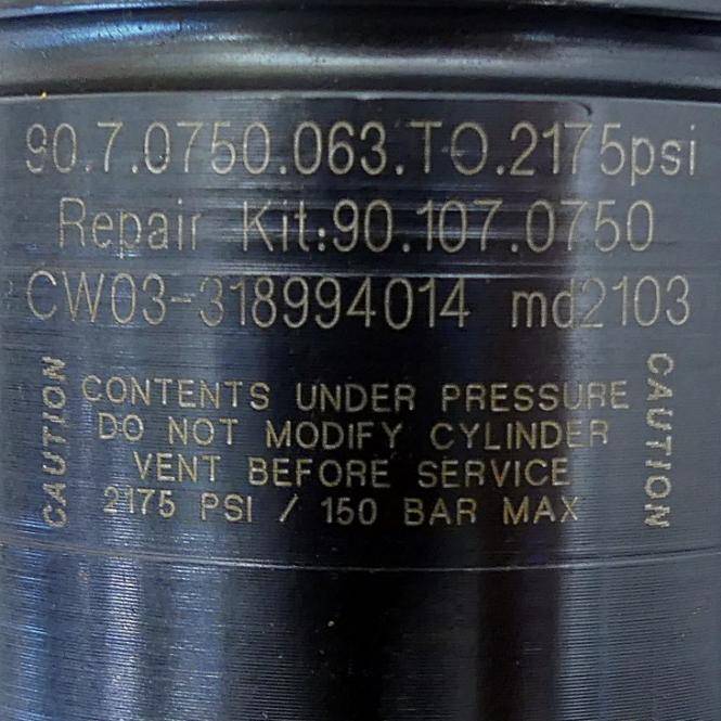 DADCO Gasdruckfeder (90.7.0750.063.TO.2175psi)
