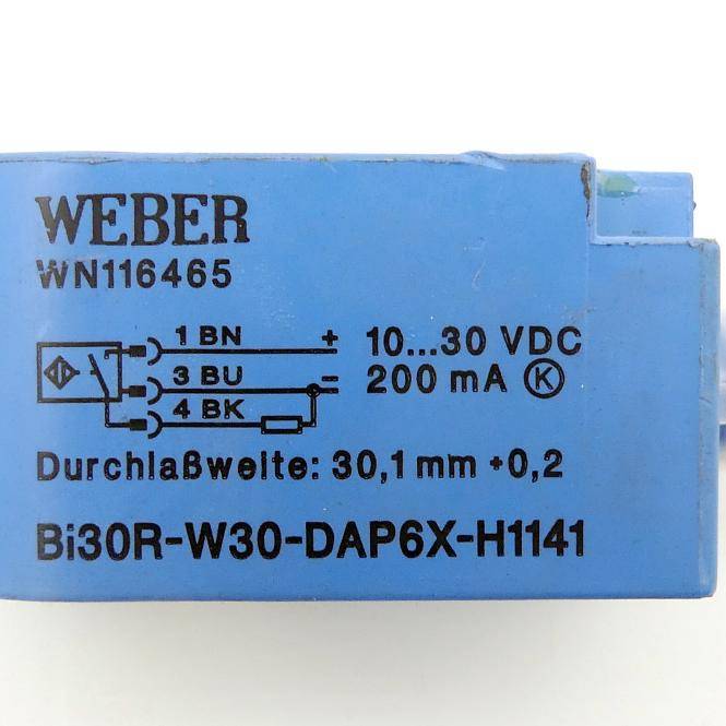 WEBER induktiver Ringsensor Bi30R-W30-DAP6X-H1141 (WN116465)