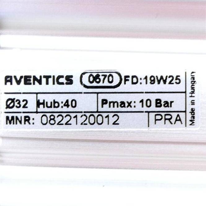AVENTICS Profilzylinder PRA-DA-032-0040-0-2-2-1-1-1-BAS (0822120012)