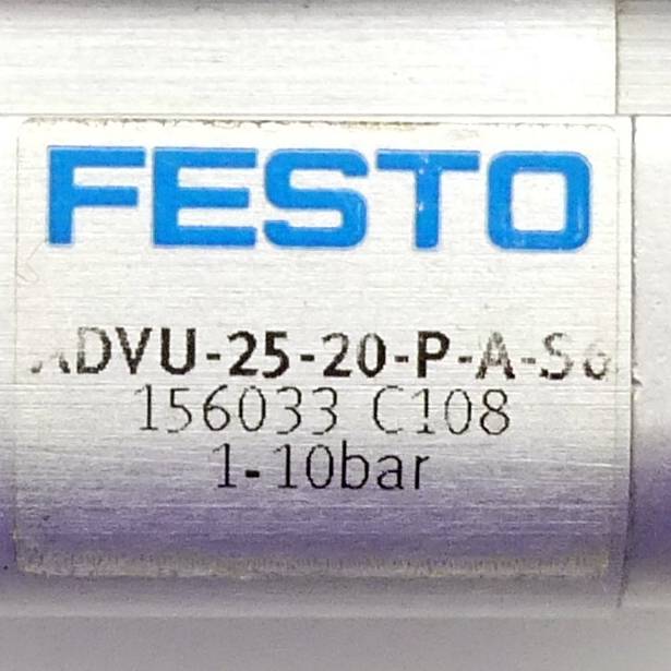 FESTO Kompaktzylinder ASVU-25-20-P-A-S6 (156033)