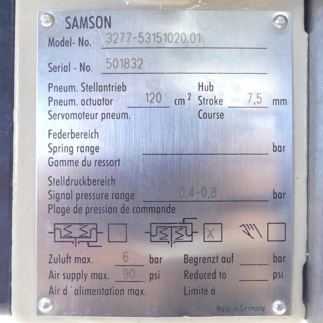 SAMSON Pneumatischer Antrieb (3277-53151020.01)
