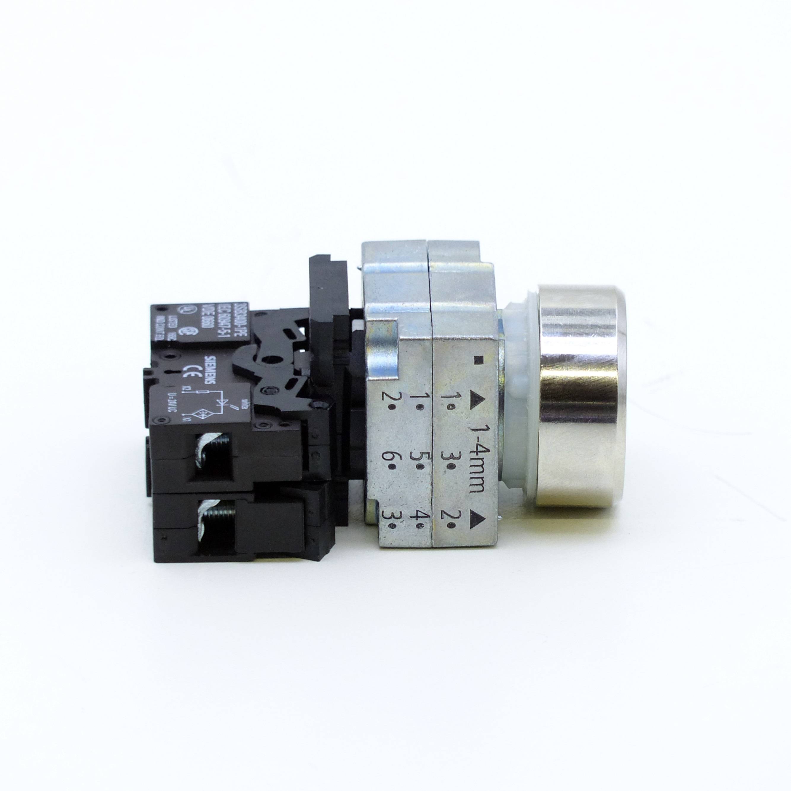 Siemens weißer Drucktaster (3SB3645-0AA61)