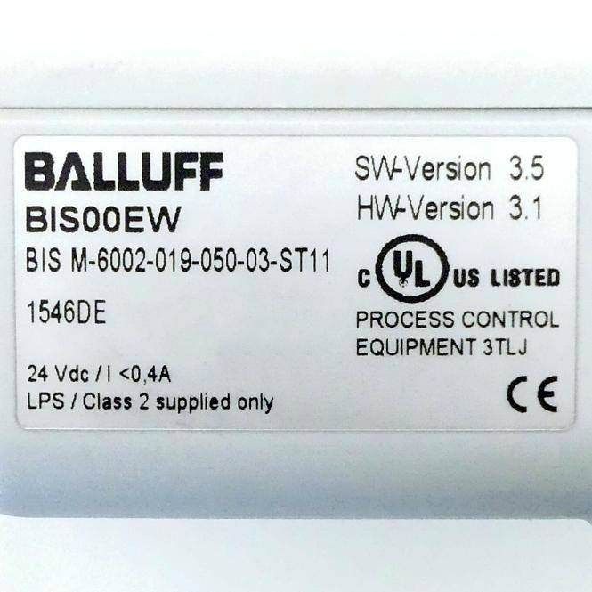 BALLUFF HF-Auswerteeinheit BIS00EW (BIS M-6002-019-050-03-ST11)