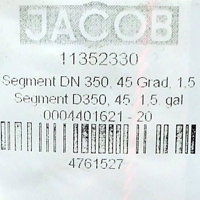 JACOB Segment DN 350, 45 Grad (11352330)